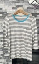 Gap Kids Girl Gray Stripe Top Shirt Girls Size S