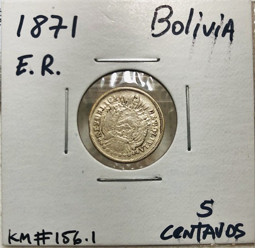 Timbre Rare Bolivie 1914 - Violet/Marron - 10 Centavos - Neuf Sans Charnière