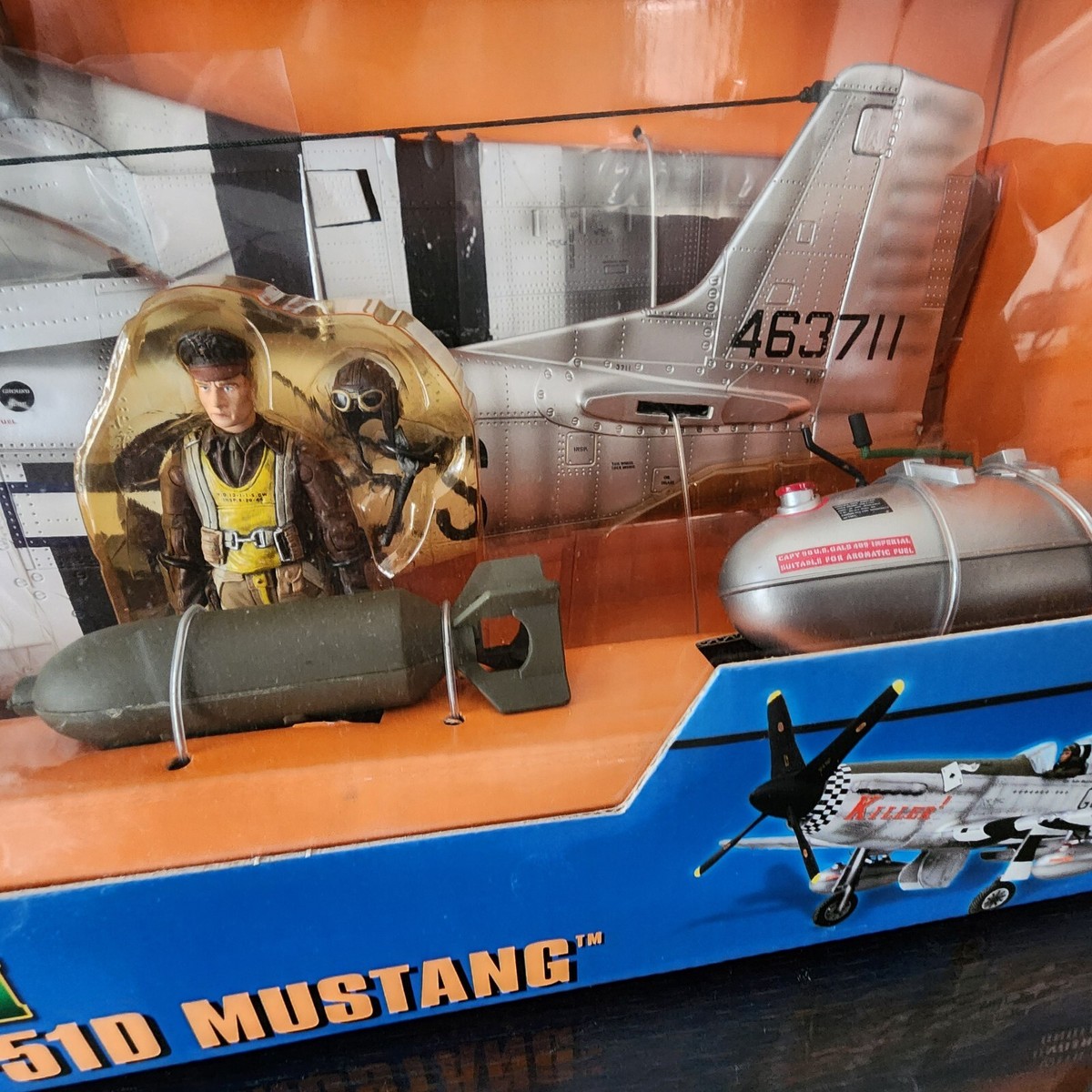 【新品未使用品】ELITE FORCE P-51Dマスタング 1/18 Rare North American P-51D Mustang 