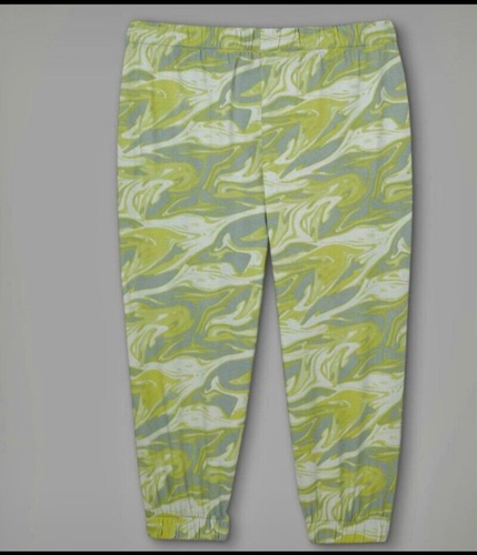 WILD FABLE Women's Green Swirl High Rise Jogger Lounge Sweatpants Size LARGE