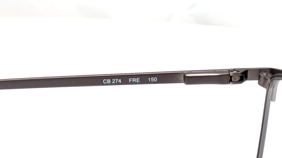 Anteojos Liz Claiborne CB274 FRE rectangulares gris mate para hombre 56 mm Foto 4 de 4