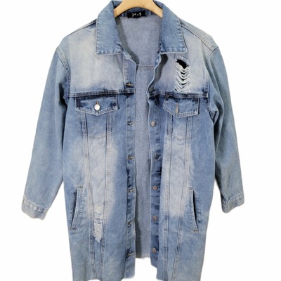 oversized denim shacket