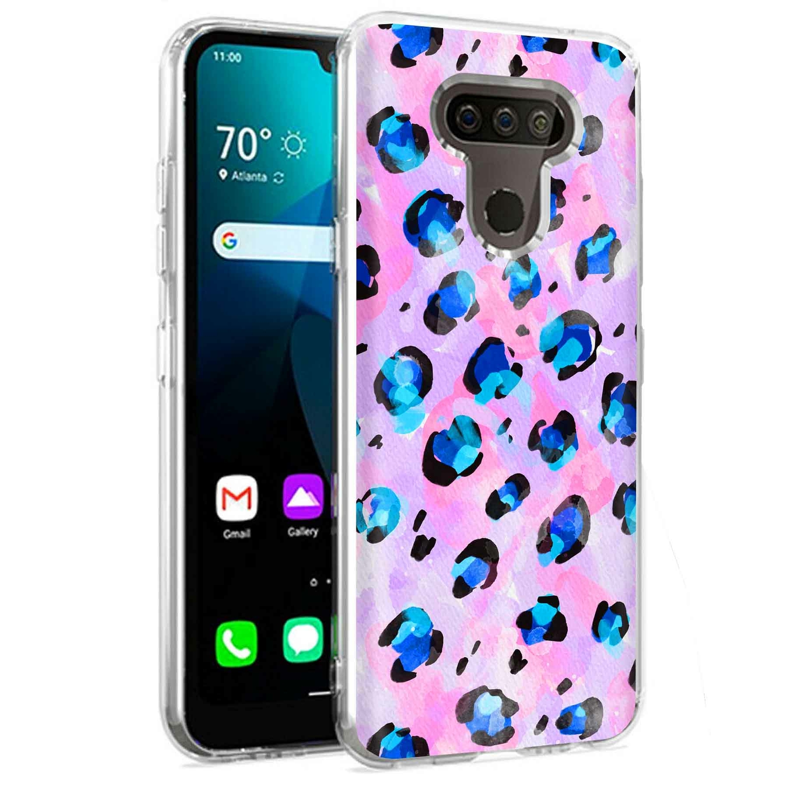 Phone Case for LG Harmony 4,Xpression Plus 3,K40S, Watercolor Design 3 Print