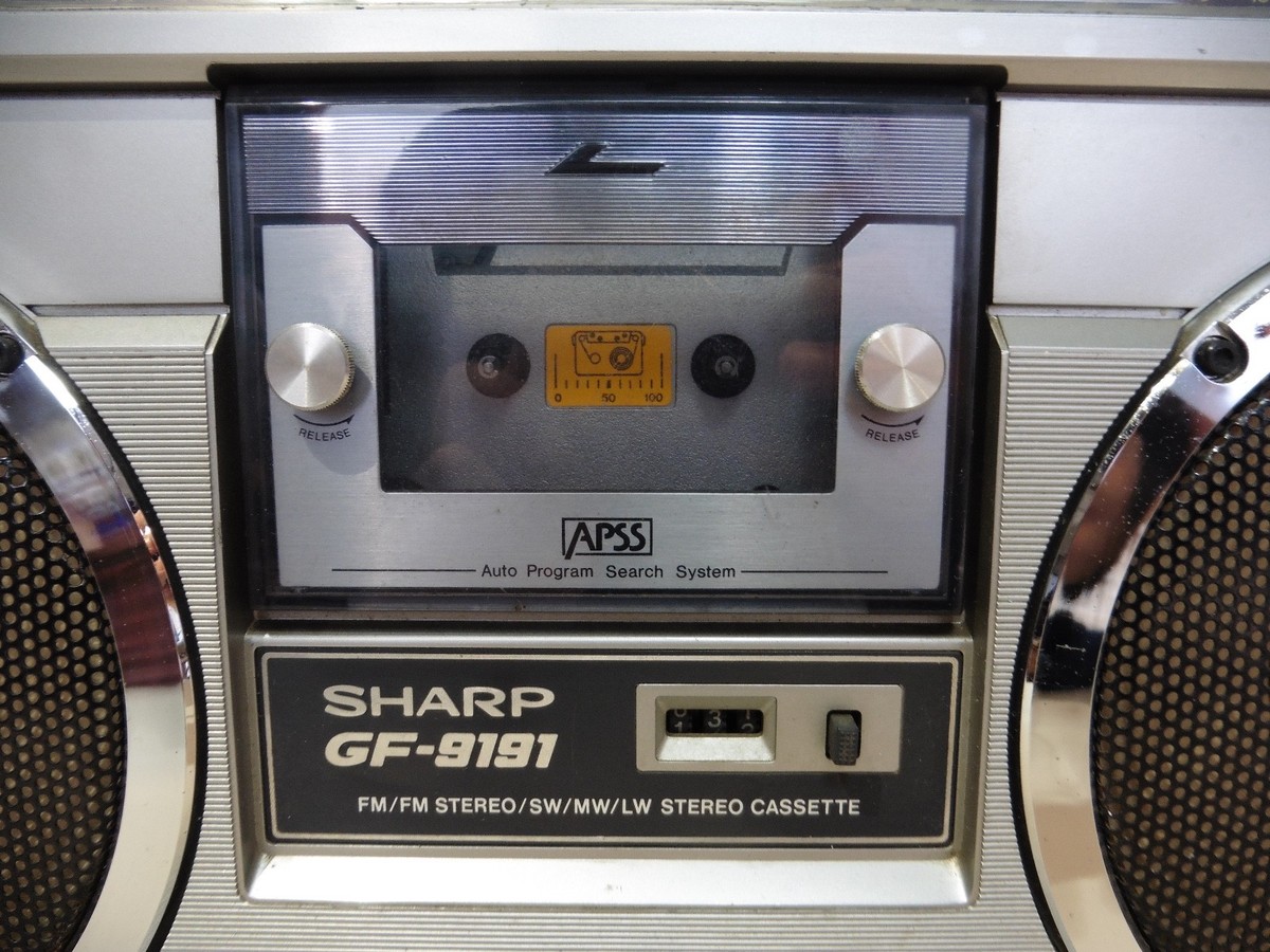 RARE Sharp GF-9191 Ghettoblaster 1978 Made in Japan 100