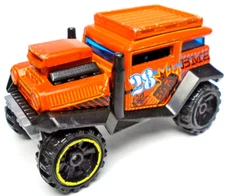 2007 HOT WHEELS #28 BAD MUDDER 2 ORANGE 1:64 DIECAST 2 1/2" OFF ROAD 4X4 TRUCK
