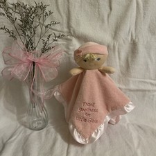 Kids Preferred Thank Goodness For Little Girls Pink Security Baby Lovey Blanket
