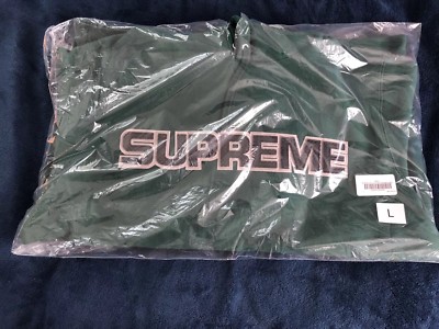 Supreme Perforated Leather Sweatshirt Hoodie Dark Green Supreme Perforated Leather Sweatshirt Hoodie Dark Green