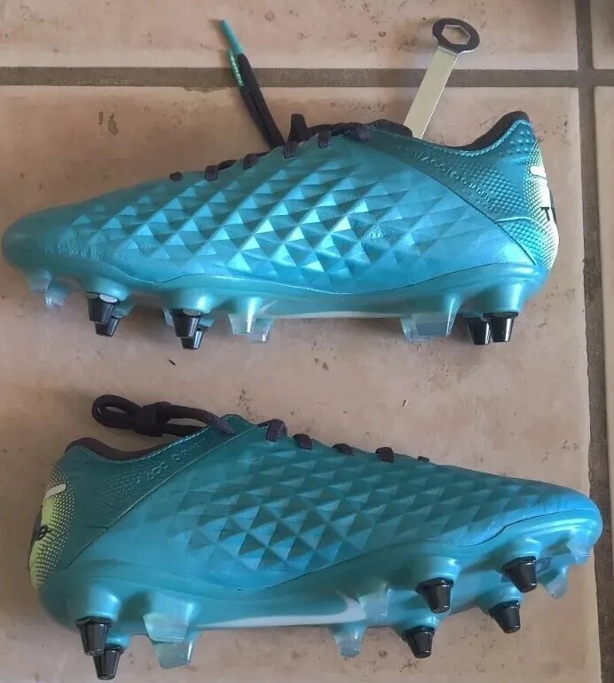 Nike Tiempo Legend 8 Elite SG-PRO AC Aquamarine Cleats Size 5