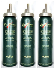 3 Nexxus VitaTress BODIFYING MOUSSE CREATES V...
