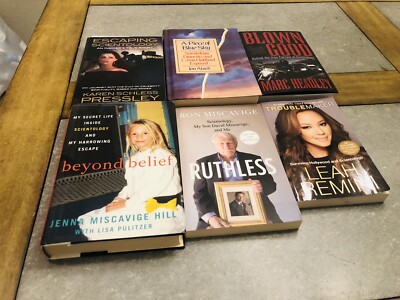 Ex Scientology 6 Book Value Pack  Headley, Remini, Miscavige, Atack, Pressley