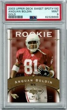 2003 UD Sweet Spot #192 ANQUAN BOLDIN Psa 9 Rc Gold 01/25 !! Freshly Graded  !!