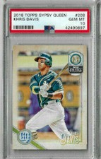 2018 Topps Gypsy Queen Khris Davis Gem Mint PSA 10