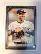 2021 Topps Gallery Derek Jeter PRINTER PROOF card #174