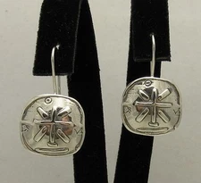Handmade Sterling Silver Earrings Genuine Stamped Solid 925 Handmade Empress