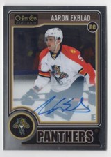 2014-15 O-Pee-Chee Platinum Rookie Autographs Aaron Ekblad Auto #RA-3