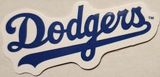 Los Angeles Dodgers die-cut decal sticker