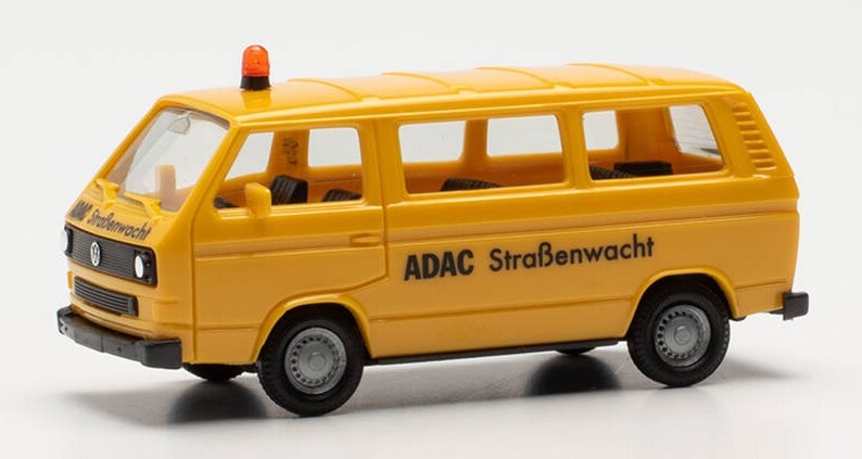 HERPA, VOLKSWAGEN T3 ADAC autobus giallo, 1/87,  HER097161