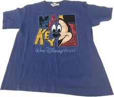 Vintage Walt Disney World Kids Large T Shirt Girls Youth Mickey Mouse Cotton