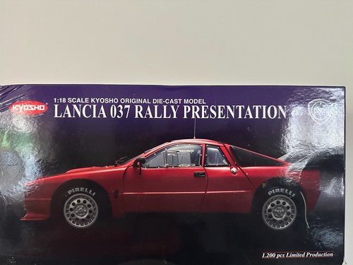 kyosho 1/18 lancia 037 presentation car red 08304R