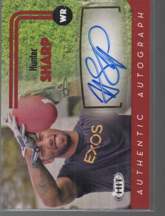HUNTER SHARP  2016 SAGE HIT AUTO CARD #A87