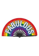 Fabulous Rainbow Folding Fan
