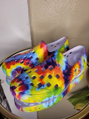 Vans Kids Clogs Colors Water Shoes Unisex Rainbow Size 2 