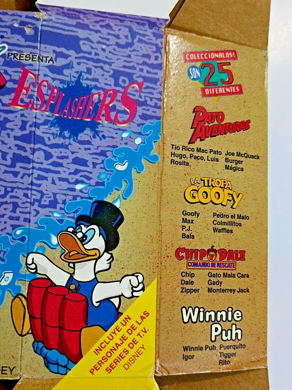 Disney Candy Box Empty Special Edition MEXICO PROMO 6 Sonrics 1995