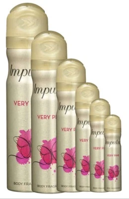Impulse Very Pink Body Fragrance Spray 75 ml x 6