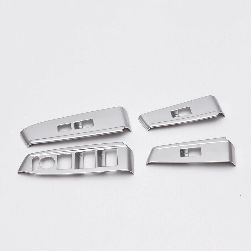 For Honda Accord 2008-2012 Silver Window Lift Panel Lock Switch Cover trim 4PCS Foto 2 de 4