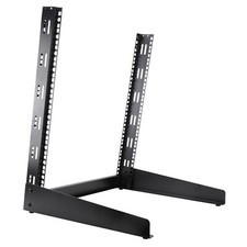12U 19 inch Rack Mount Stand Open Frame for Desktop/Work Surface/Studio/Home