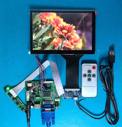 HDMI VGA 2AV Board for 7" 1280x800 N070ICG-LD3 -LD4 with 40Pin 20455 connector - Picture 2 of 3