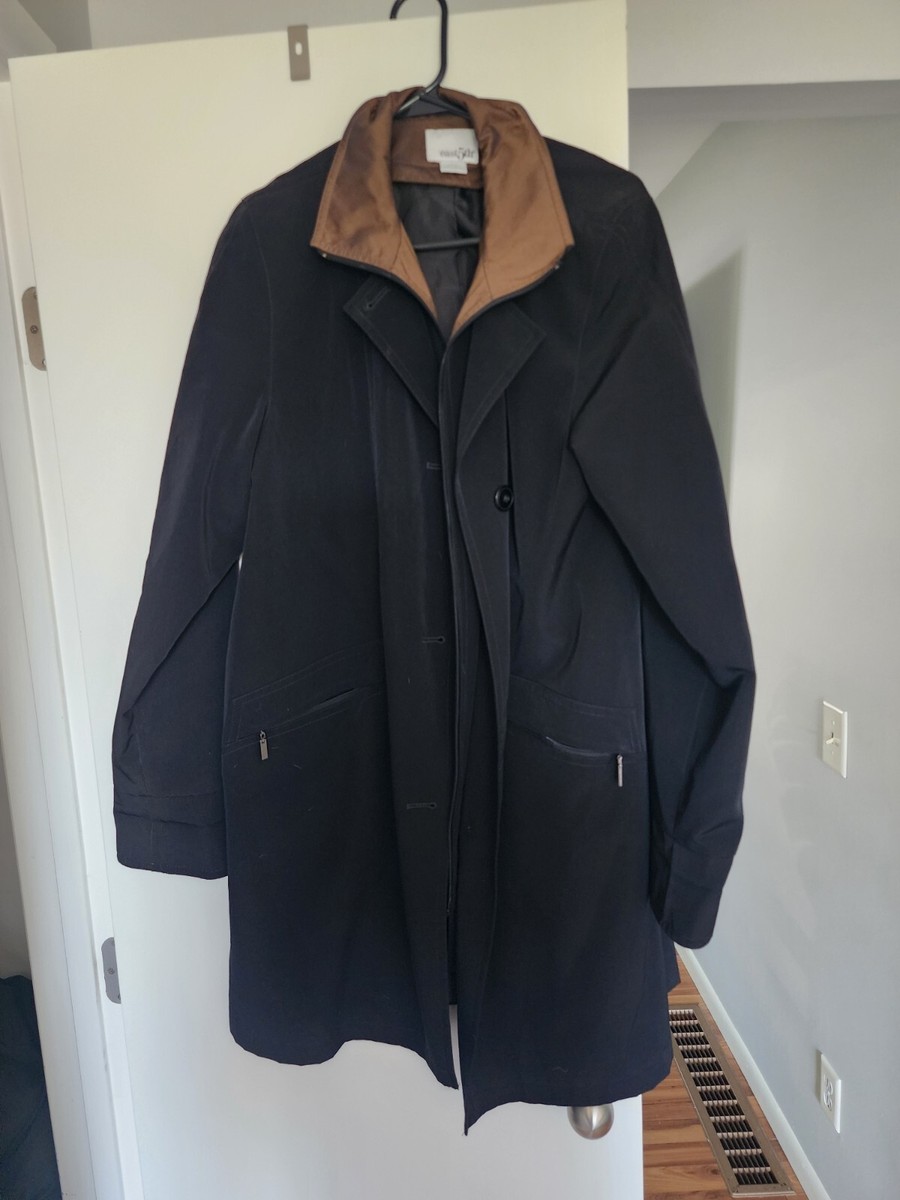 na.e ナエ　Lowell trench coat Mens Trench Coat | Earl Trench Coat in Navy | Onsloe