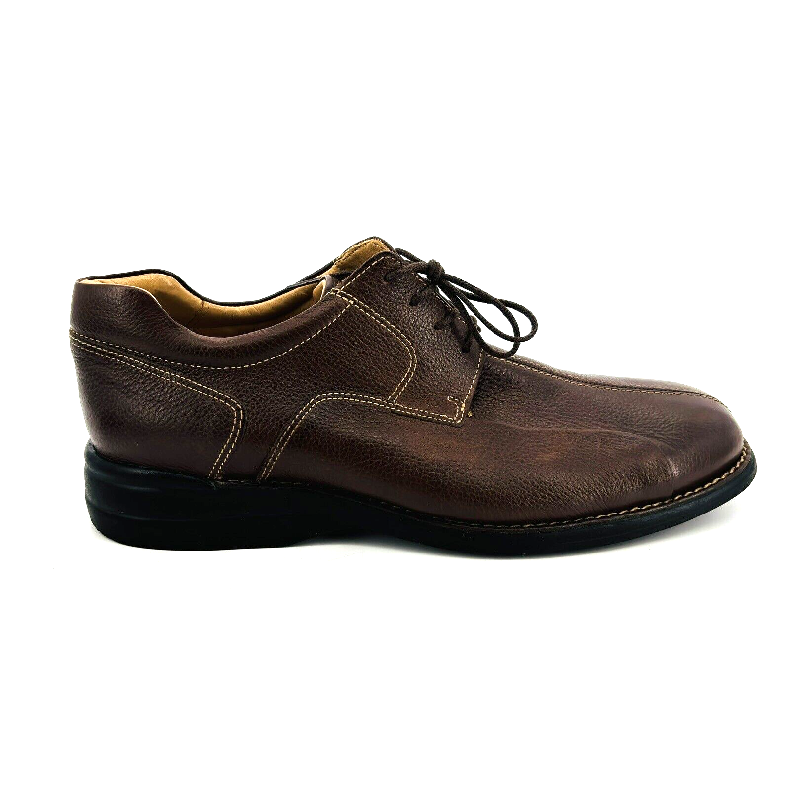 SAOLA Scarpe Oxford da uomo 9 5 M Johnston Murphy Shuler bicicletta pelle di pecora pelle marrone