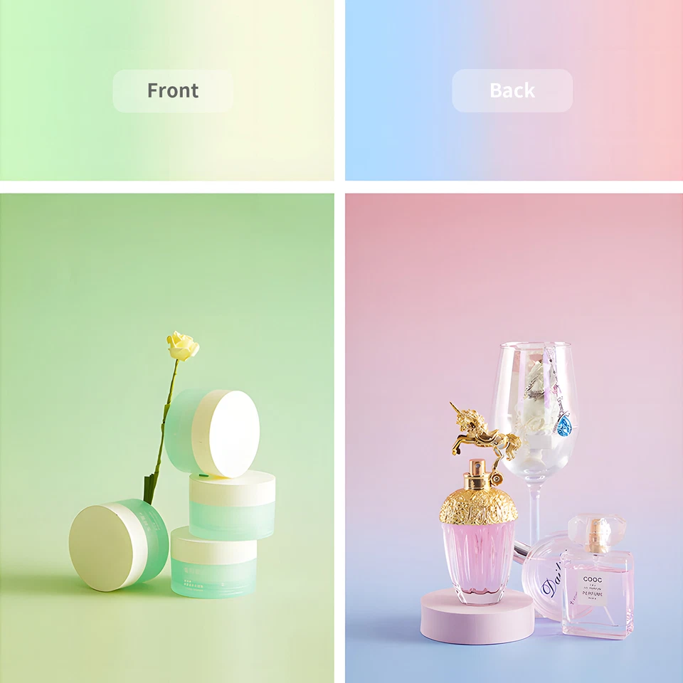 Selens Double-sided Waterproof Photography Backdrop Gradient Color Background - Image 3 of 4