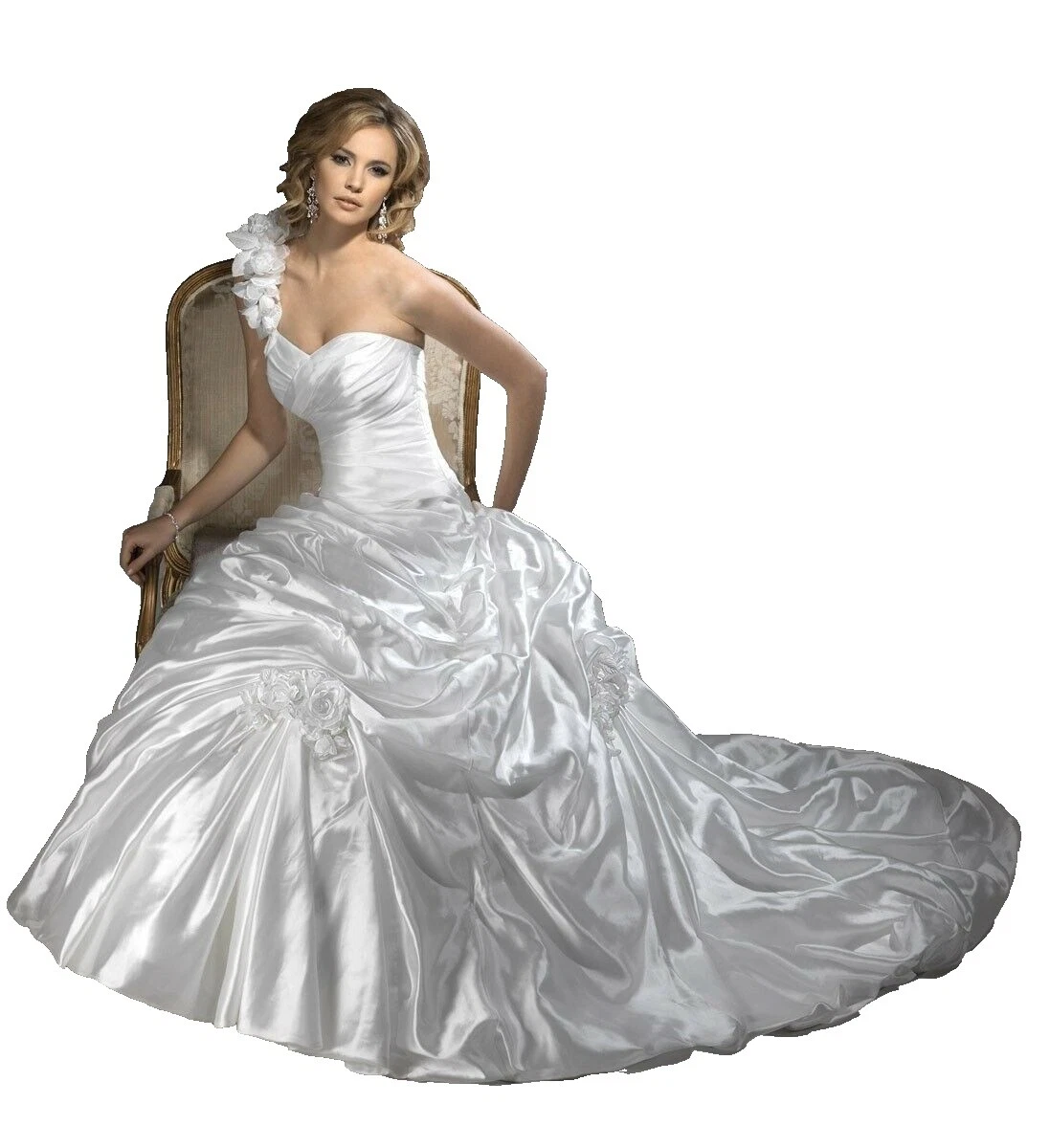 Organza Mermaid & Trumpet Wedding Dresses