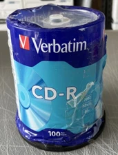 Verbatim 94554 52x CD-R 700MB Capacity Gray 100/Pack