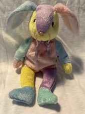 TY Beanie Babies Dippy The Rabbit Easter Retired DOB 24/04/2003 Pastel Tag Off