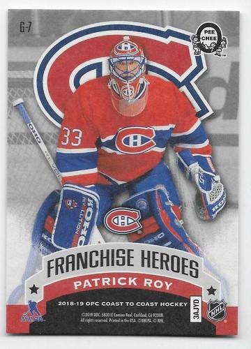 18/19 O-PEE-CHEE COAST TO COAST FRANCHISE HEROES (#G1-G20) U-Pick From List - Picture 14 of 40