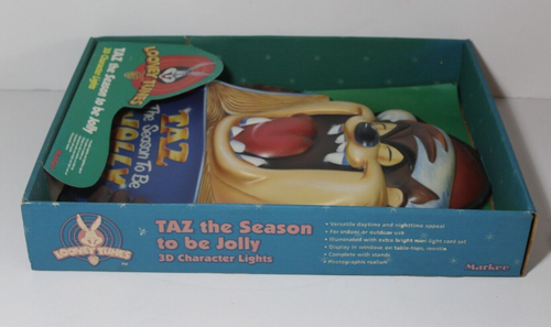 1990s Vintage Tasmanian Devil Light Up Sign TAZ Christmas Blow Mold Looney Tunes - Picture 23 of 23