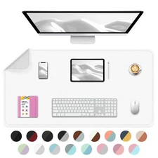 Multifunctional Large Desk Mat Double Sided Computer Desk pad Extended Mouse ...