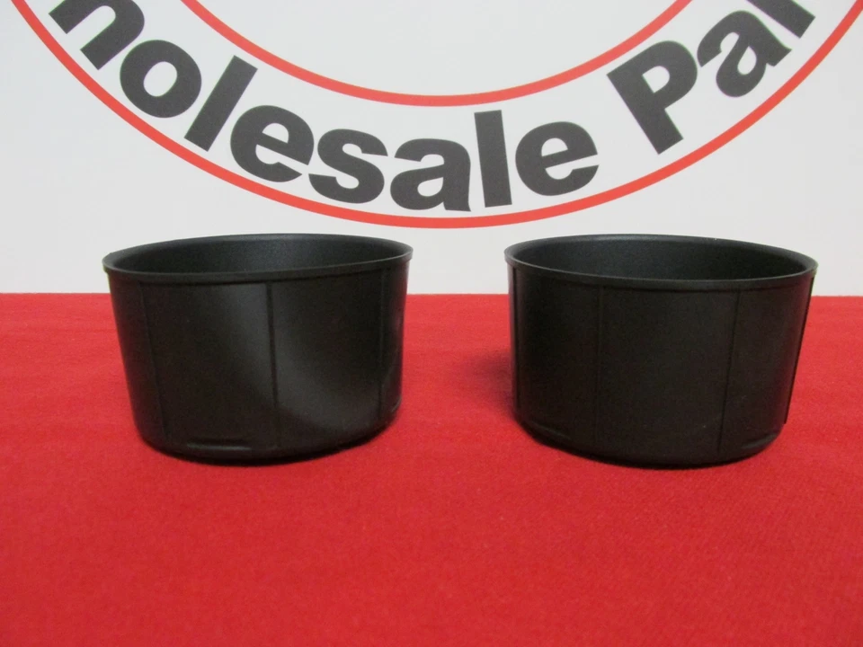 Dodge Ram Consola Central Portavasos Negro Goma Inserto Juego de 2 NUEVO OEM MOPAR Foto 2 de 4