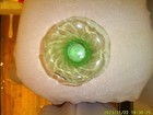 Green Forest Green Vase by Hocking Glass — photo 3