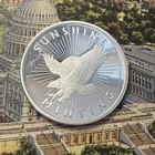 Sunshine Minting 1 oz. Silver Round ☀️🇺🇸