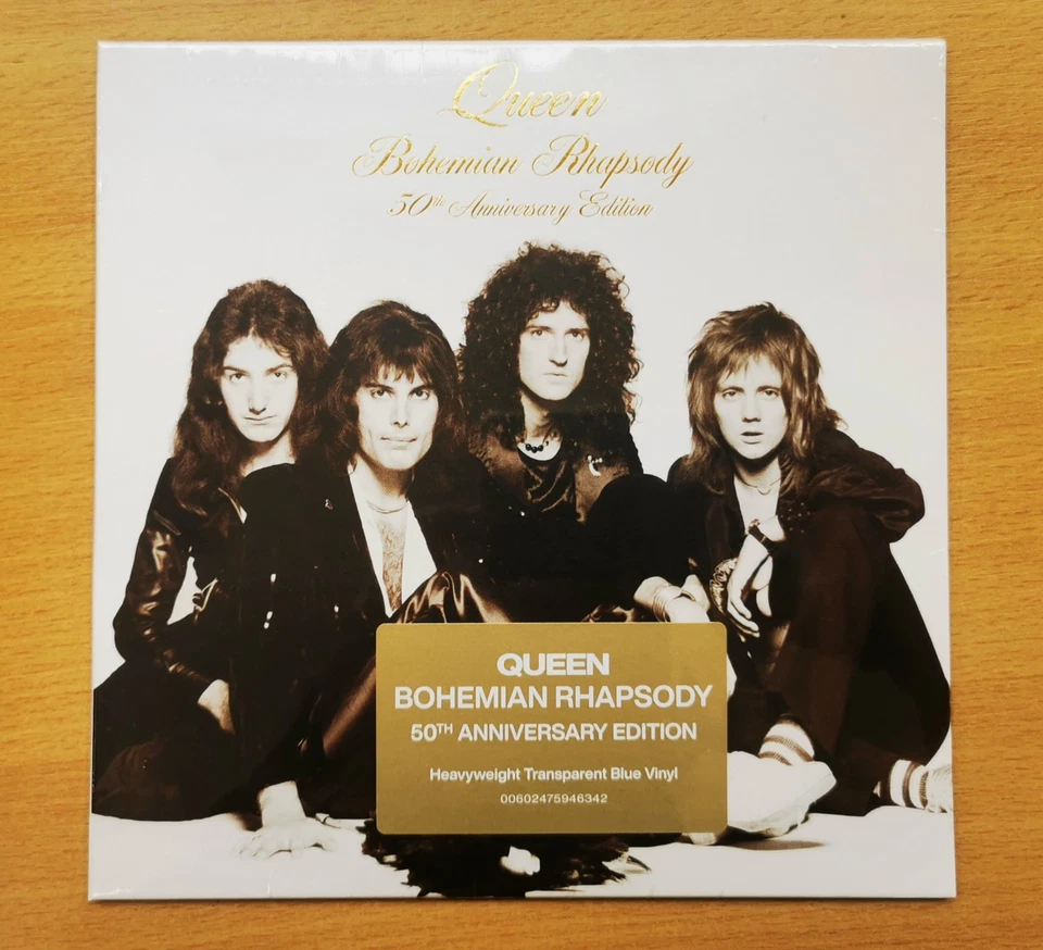 QUEEN 7" Bohemian Rhapsody Translucent BLUE COLOURED VINYL Ltd 2025 IN STOCK New - Image 3 of 4