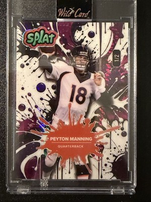 2025 Wild Card Splat Breakers Brick - Purple 1/2 Peyton Manning