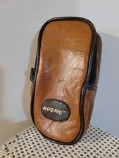 Vintage Brown Leather RUSTIC Brand Camera Soft Carrying Case 7.5"