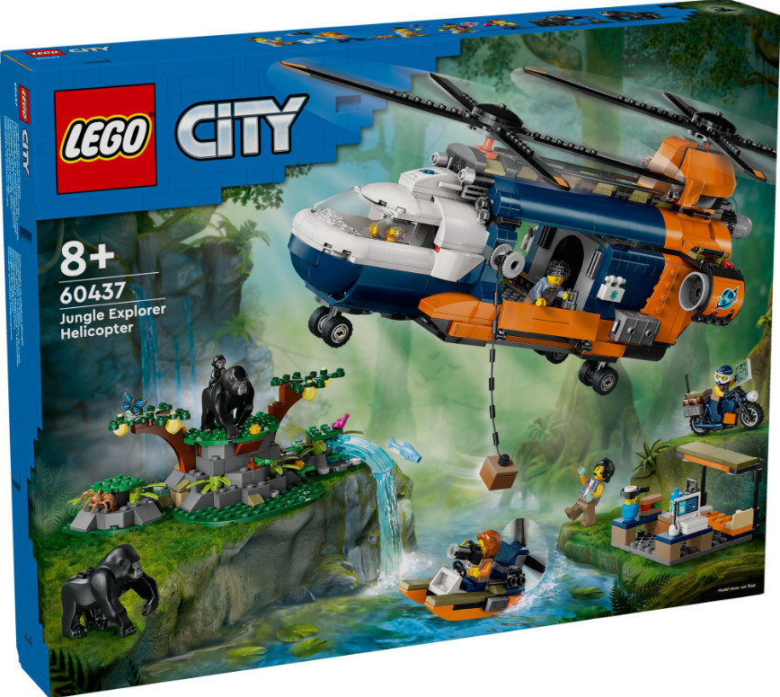 LEGO® 60437 City Dschungelforscher Hubschrauber Gorilla neu OVP Minifiguren flug - Bild 5