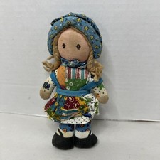 Vintage 1974 Original Holly Hobbie Rag Doll by Knickerbocker 9" Miniature