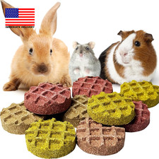 10PCS Bunny Chew Toys Small Animal Molar Snacks for Teeth Rabbit Treats for Hams