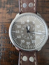 Laco Aachen Grau Orologio da polso automatico per uomo in acciaio inox 42 mm - MARRONE